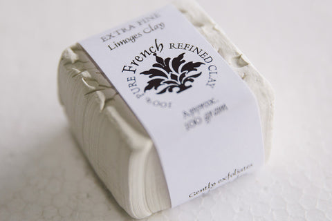 Pure French Limoges Clay Block for Face