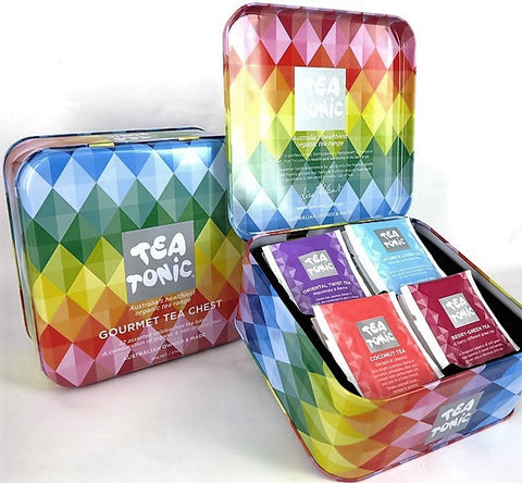 Gourmet Mini Tea Chest Tin - 32 tea bags