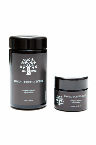 At One Toning Coffee Scrub